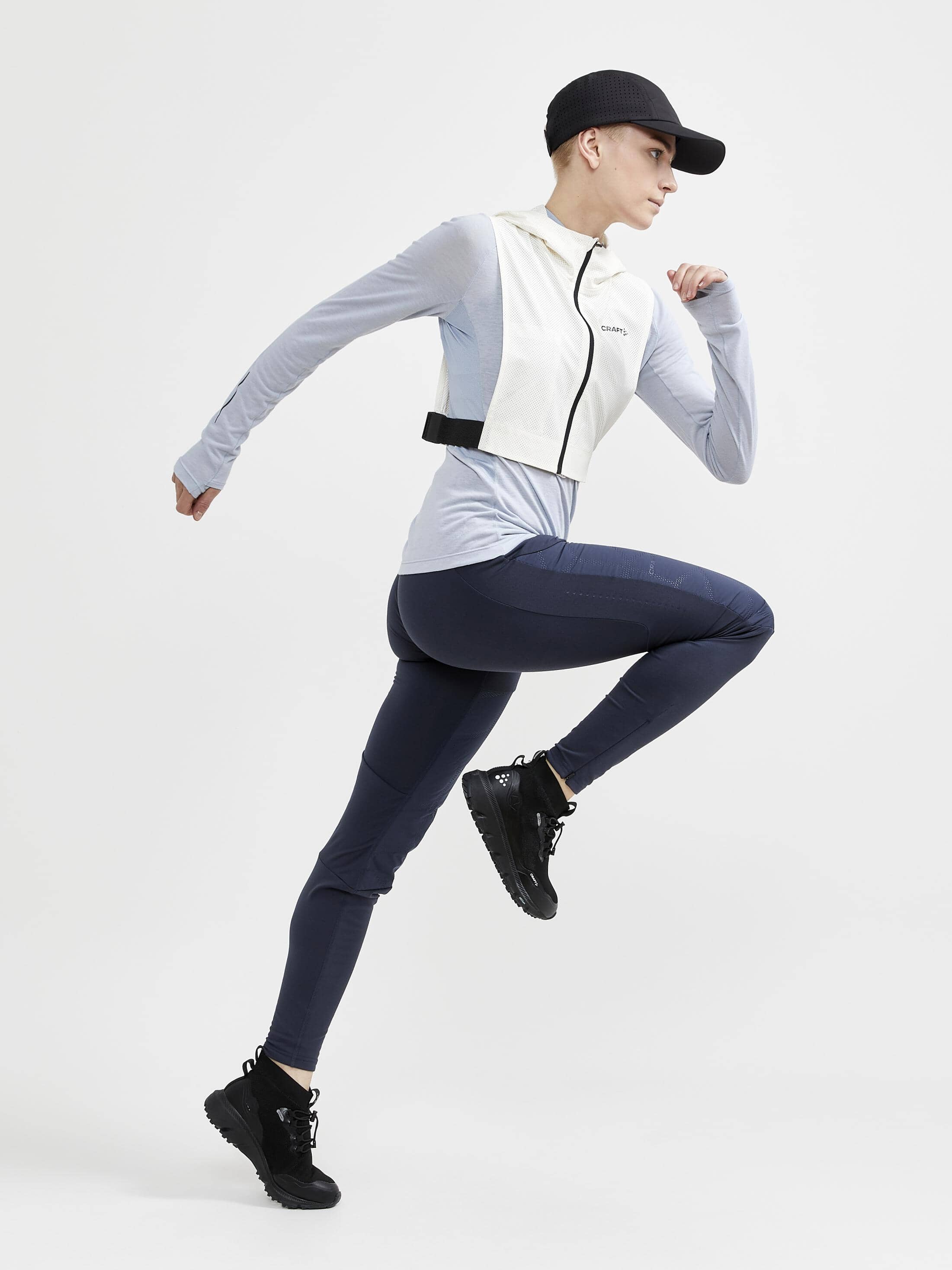 ADV LUMEN SHORT VEST - WHITE/BLACK - Image 5