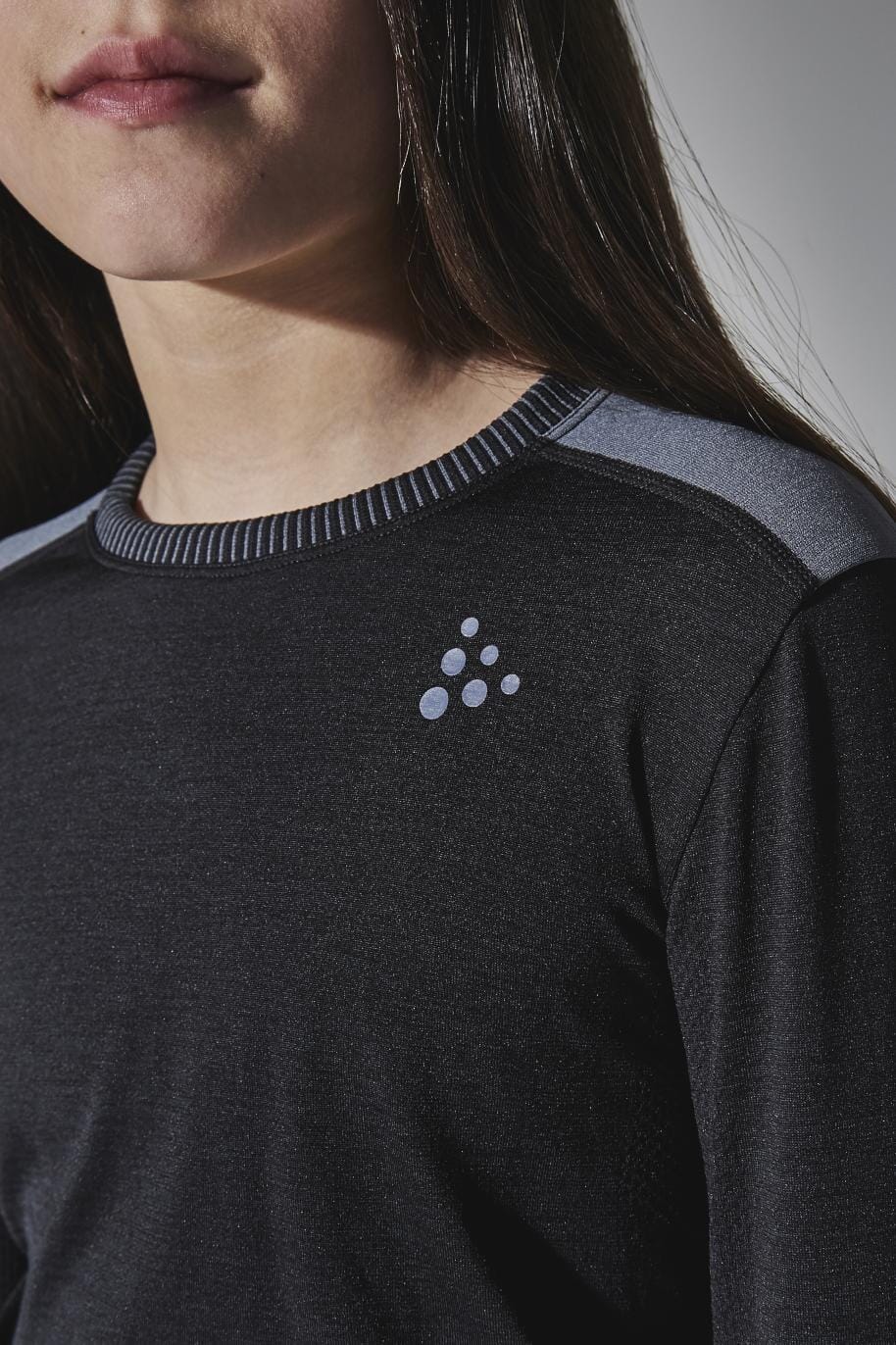 Women's Fuseknit Comfort RN LS Jersey - Black - Image 3