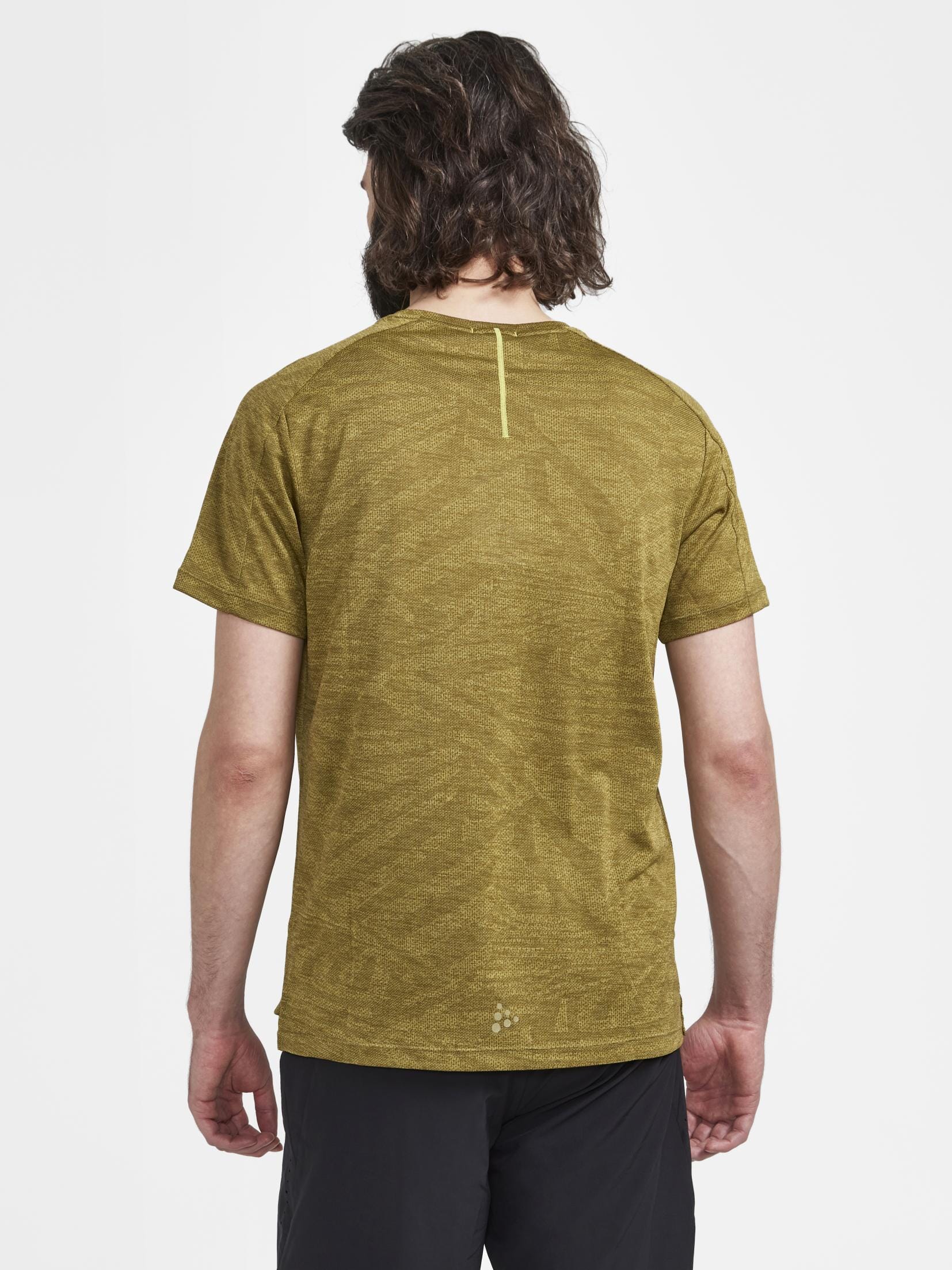 MEN'S ADV HIT SHORT SLEEVE STRUCTURE TEE - ALGAE - Image 5
