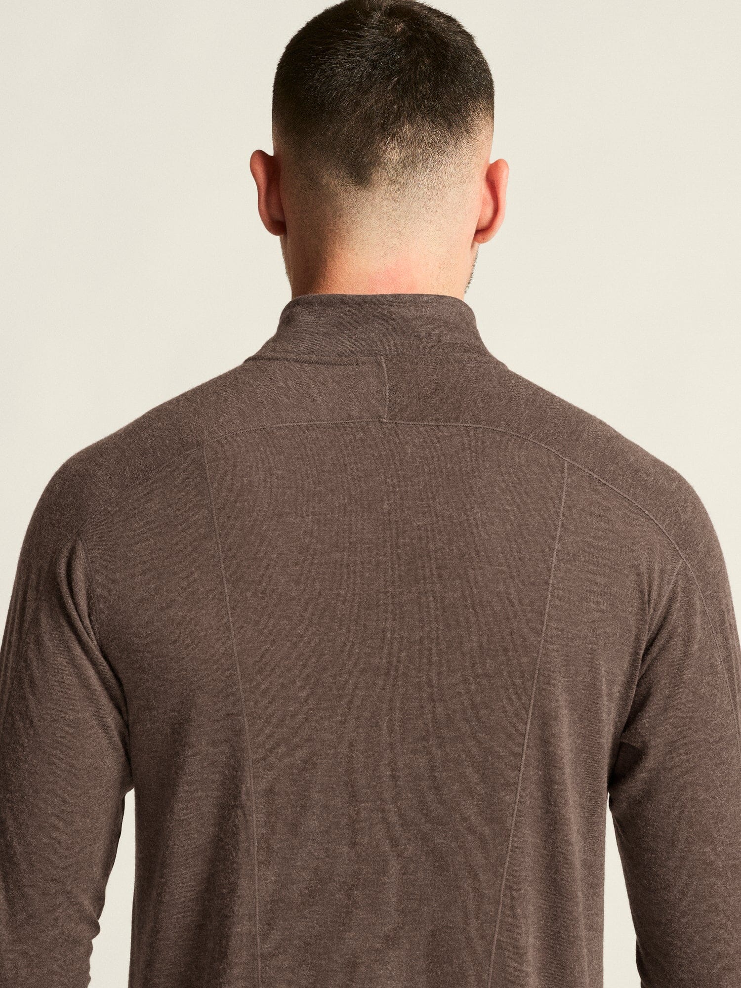 Men's ADV SubZ Wool Long Sleeve Tee 3 - Prune/Melange - Image 5