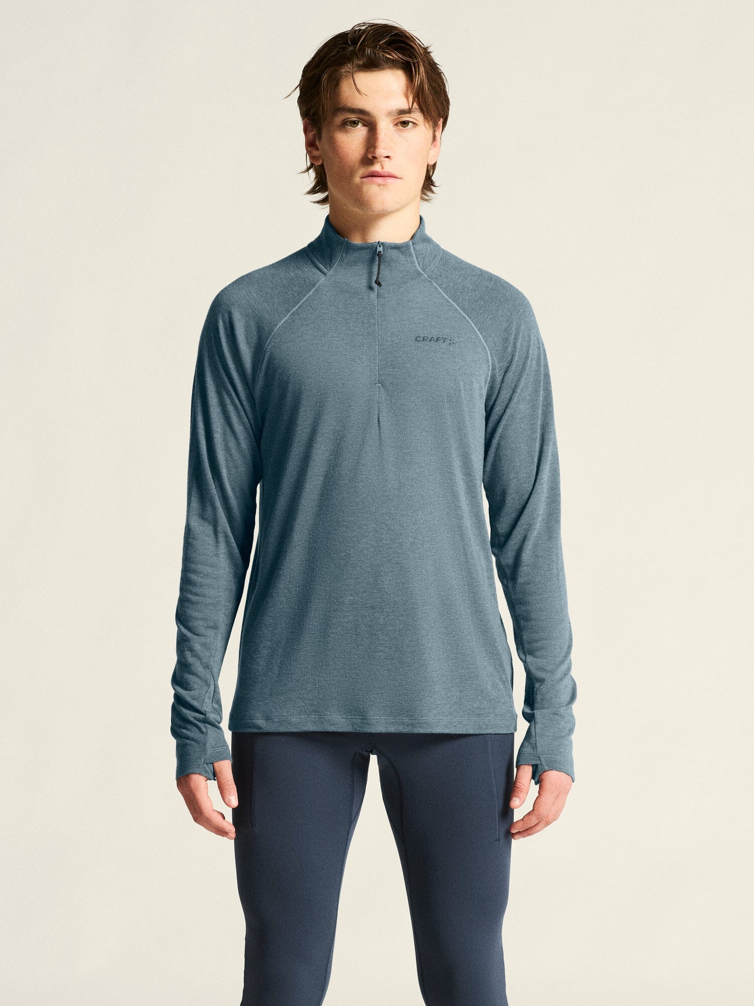 Men's ADV SubZ Wool Long Sleeve Tee 3 - Real/Melange - Image 2