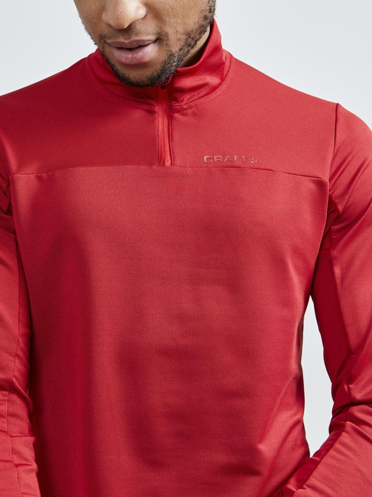 MEN'S CORE GAIN MIDLAYER  - BRIGHT RED - Image 3