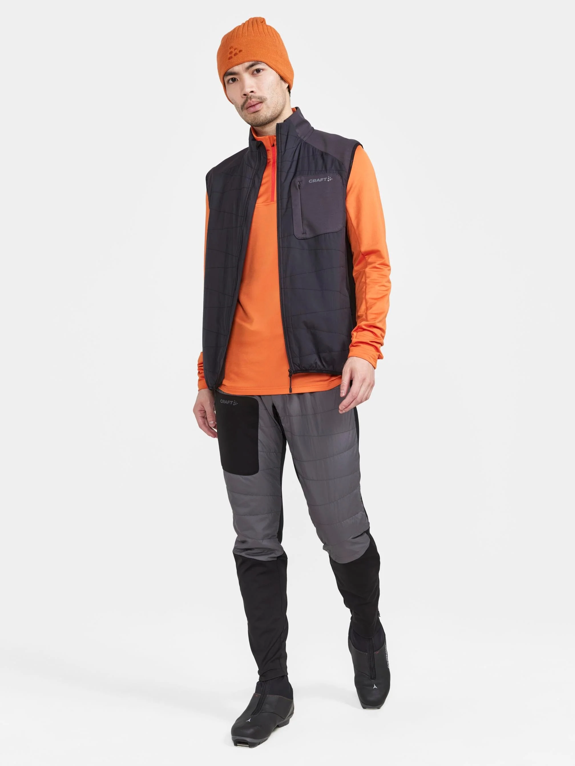 MEN'S CORE GAIN MIDLAYER  - CHESTNUT - Image 4