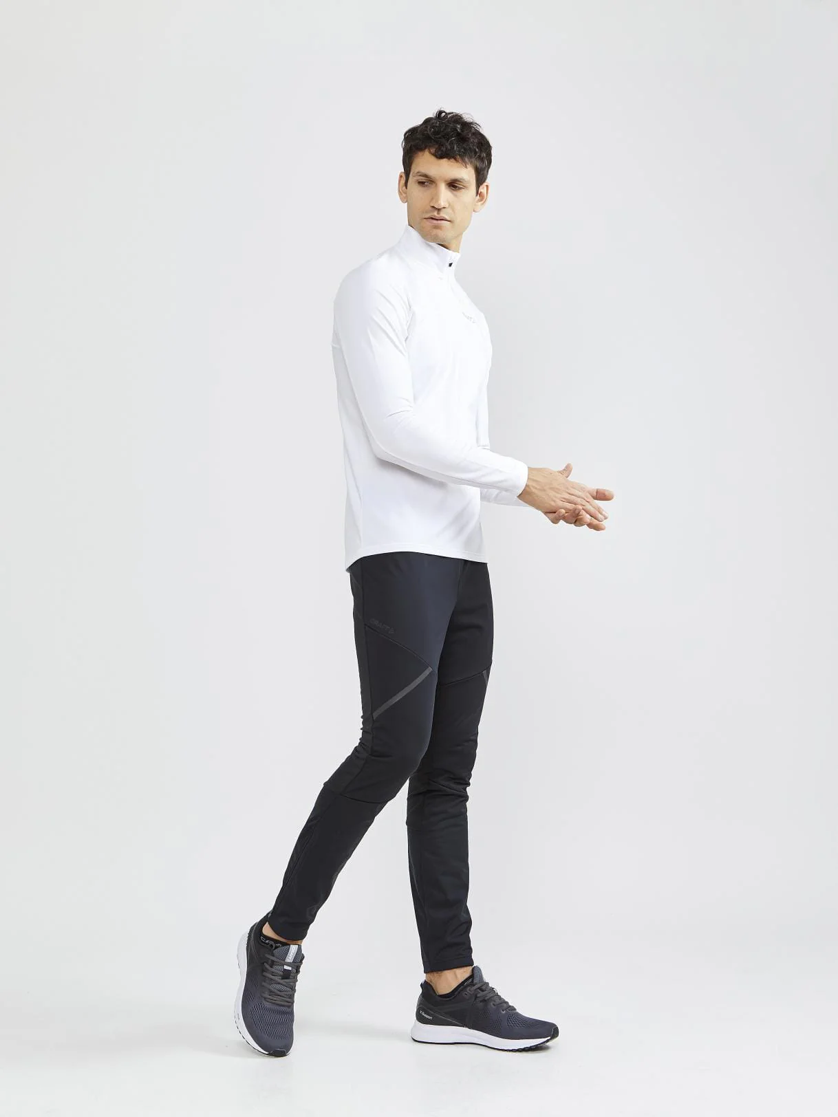 MEN'S CORE GAIN MIDLAYER  - WHITE - Image 4