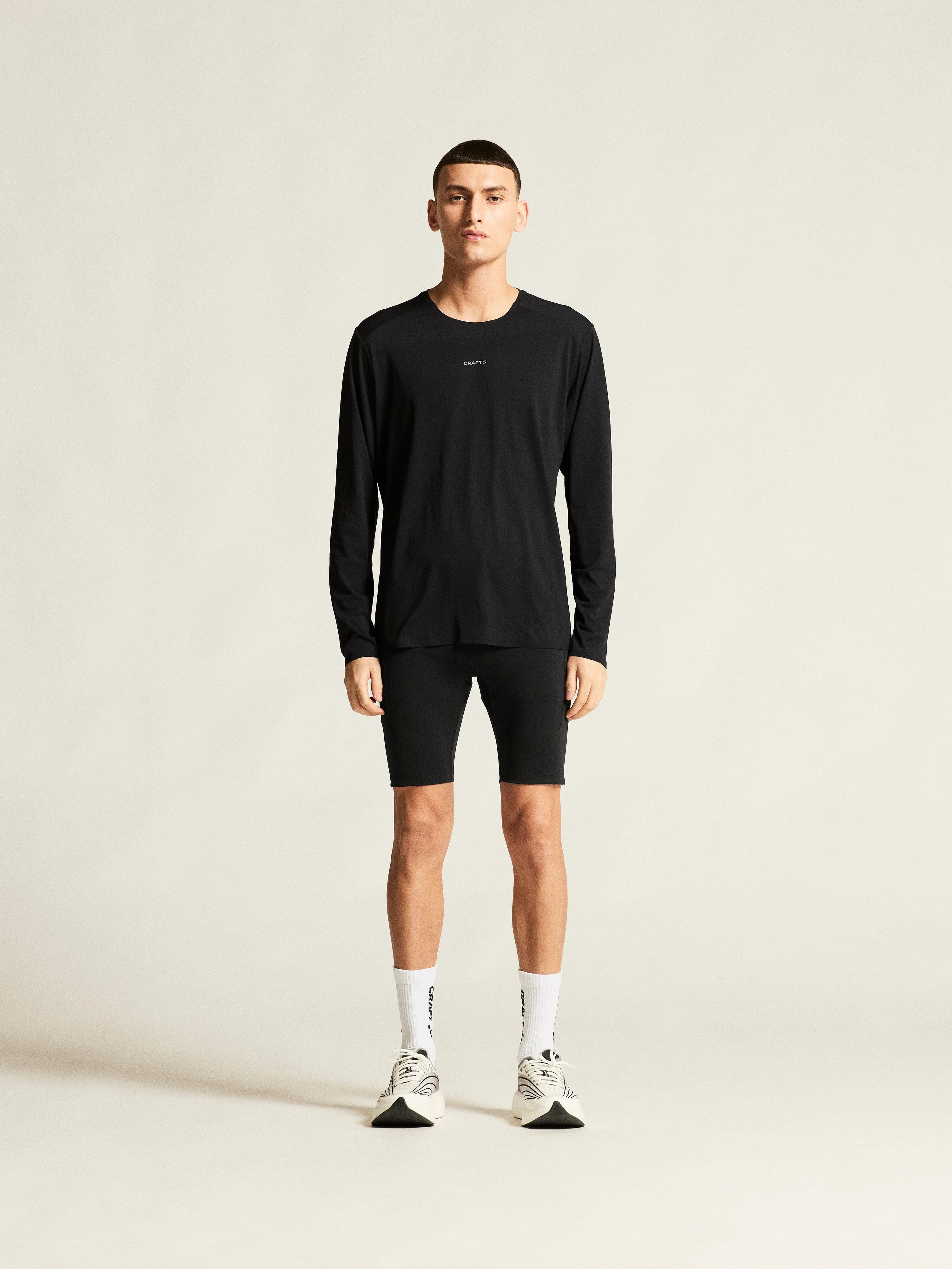 Men's Hypervent Running Longsleeve - Black