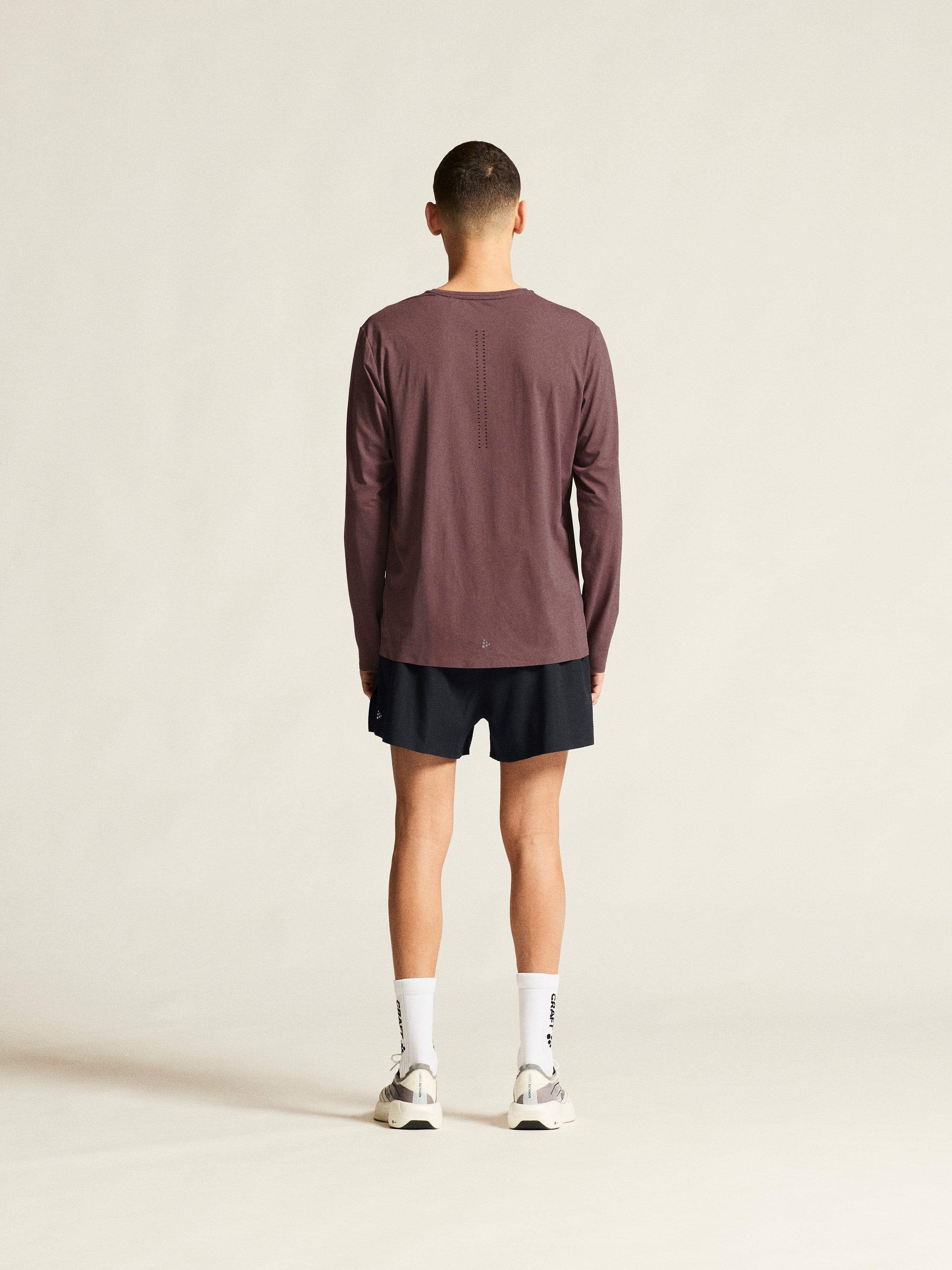 Men's Hypervent Running Longsleeve - Flint - Image 6