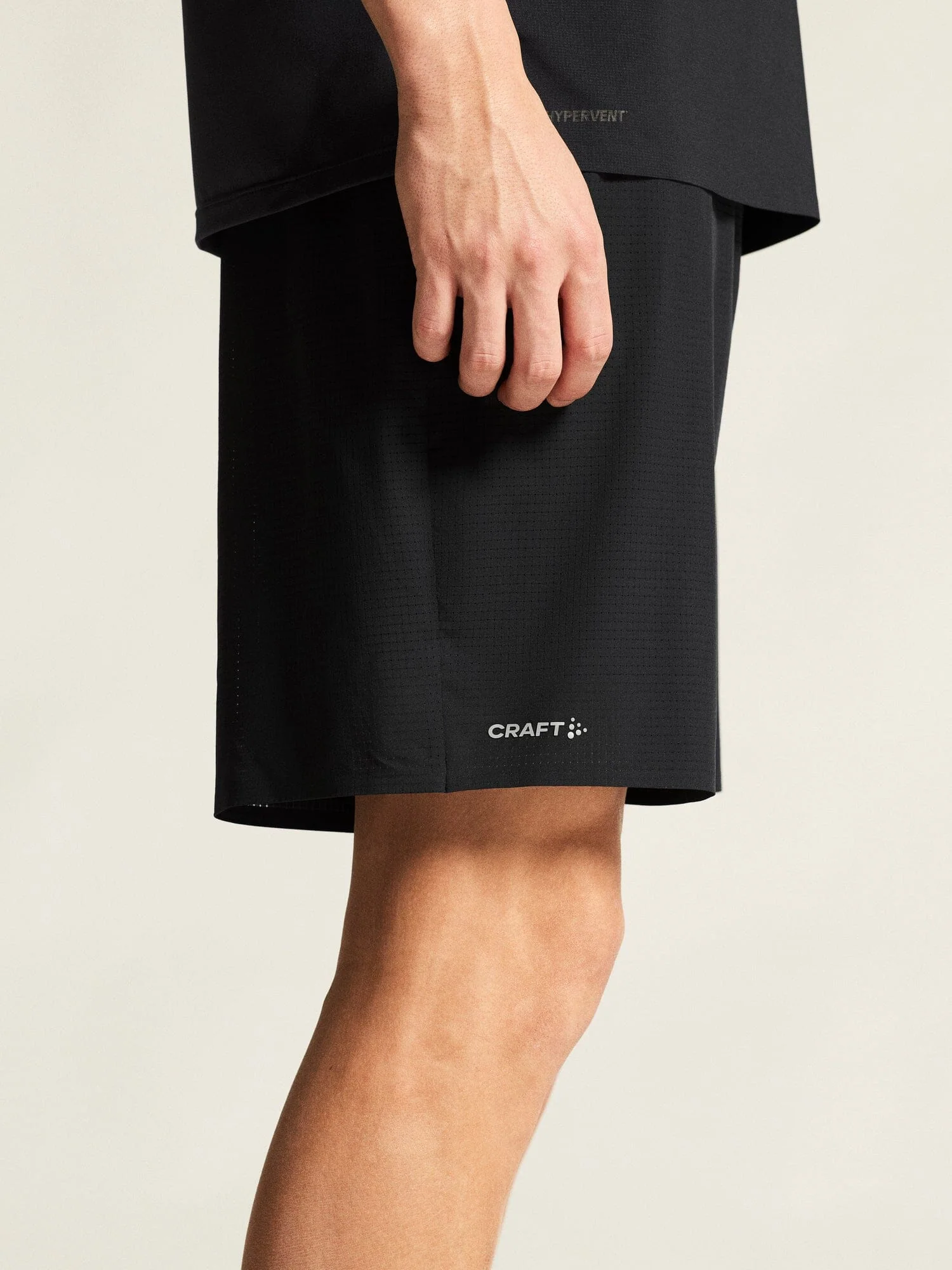 Men's Pro Trail Running Shorts - Black - Image 3