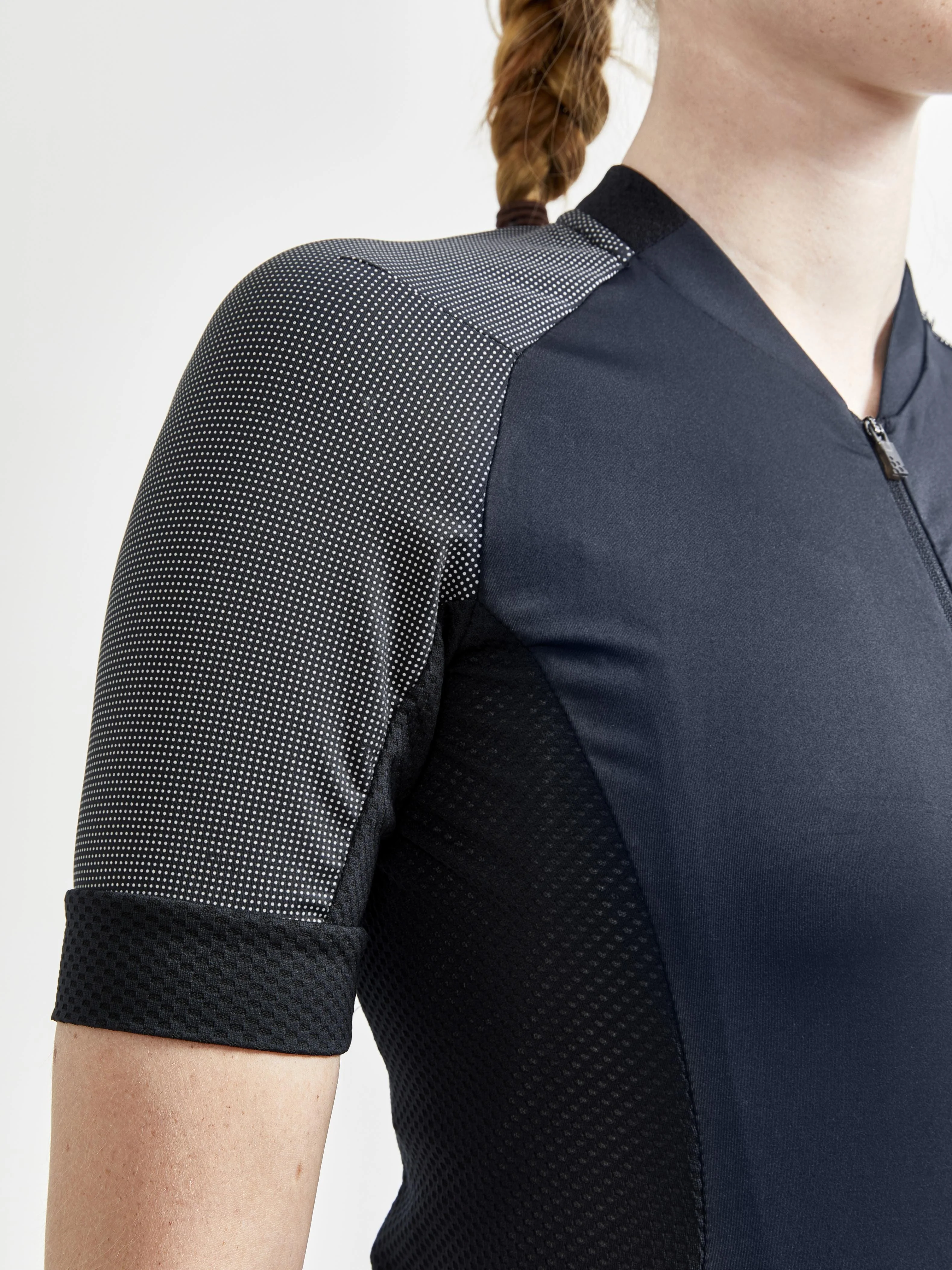 WOMEN'S ADV ENDUR LUMEN CYCLING JERSEY - Black - Image 5