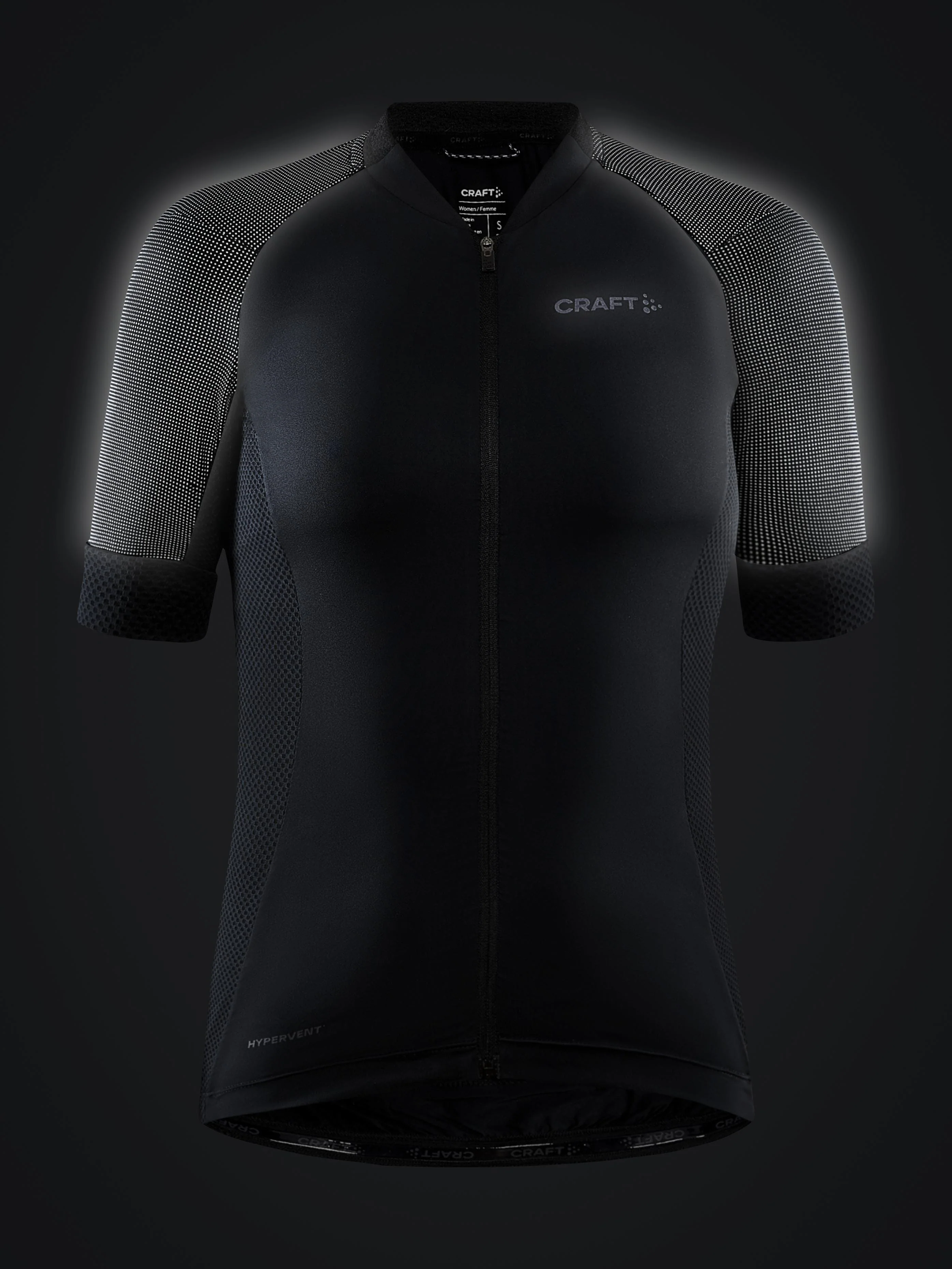 WOMEN'S ADV ENDUR LUMEN CYCLING JERSEY - Black - Image 8