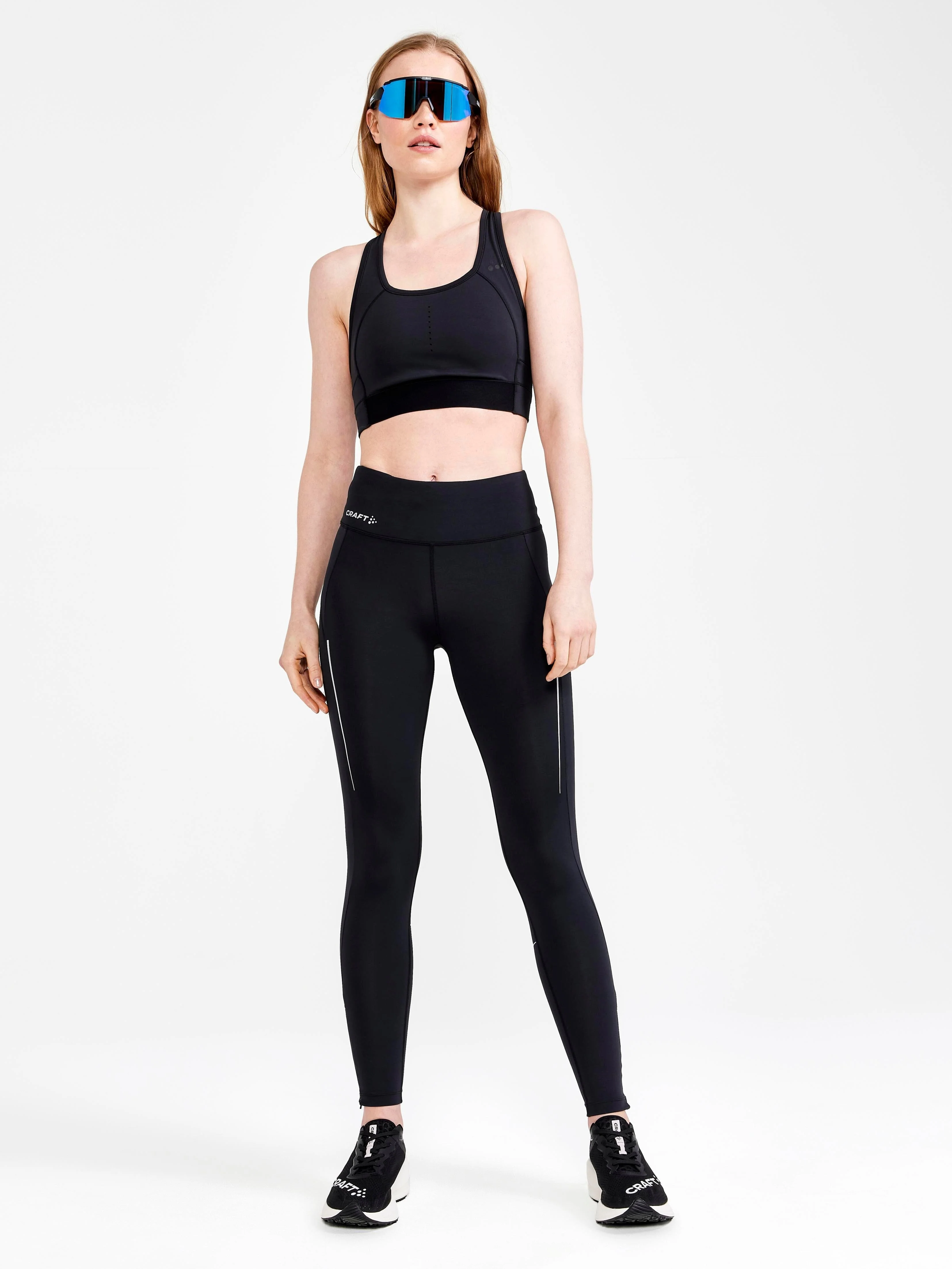 WOMEN'S ADV ESSENCE RUNNING TIGHTS  - Black - Image 5