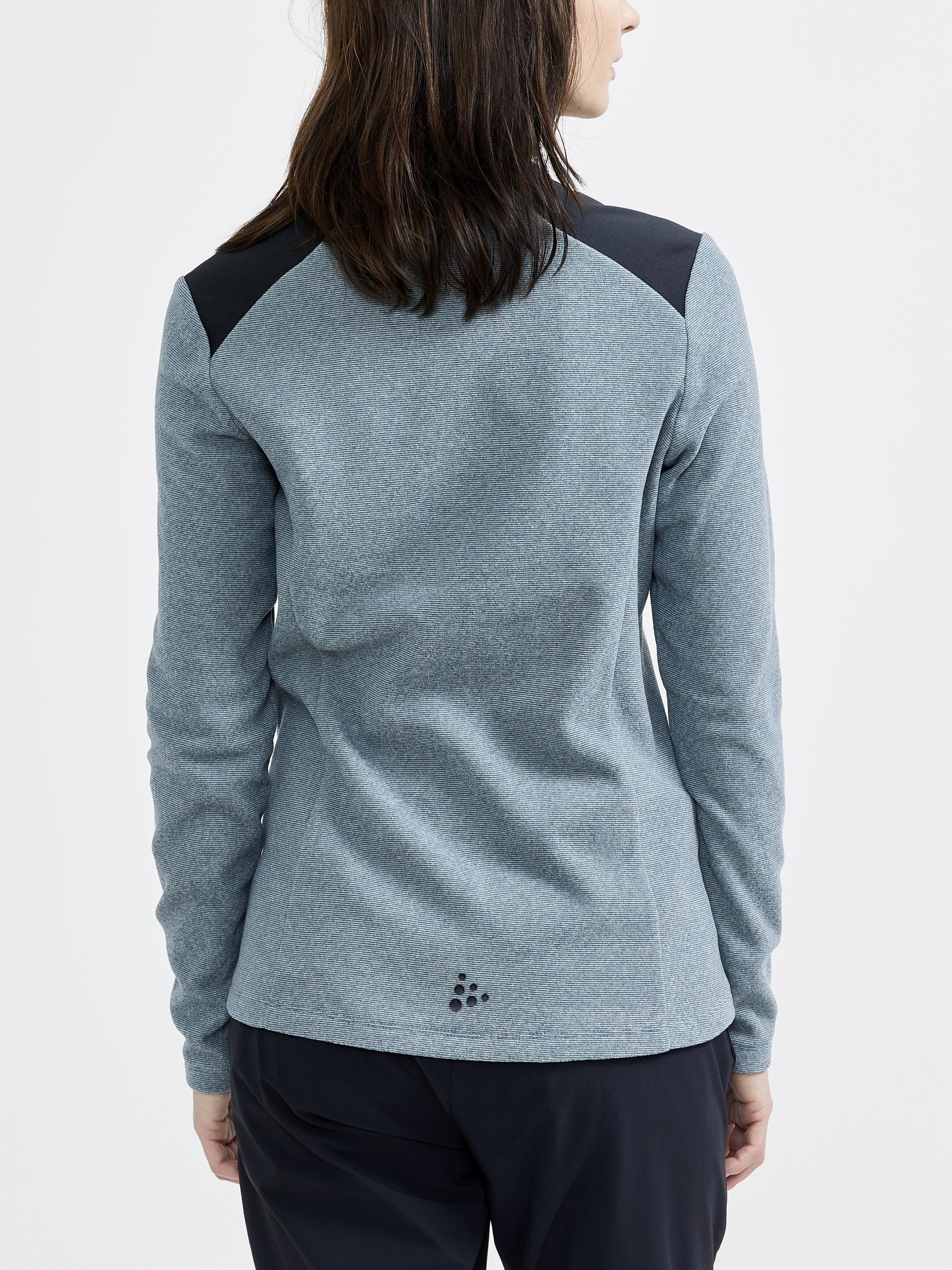 WOMEN'S CORE EDGE THERMAL MIDLAYER  - TROOPER-BLACK - Image 2