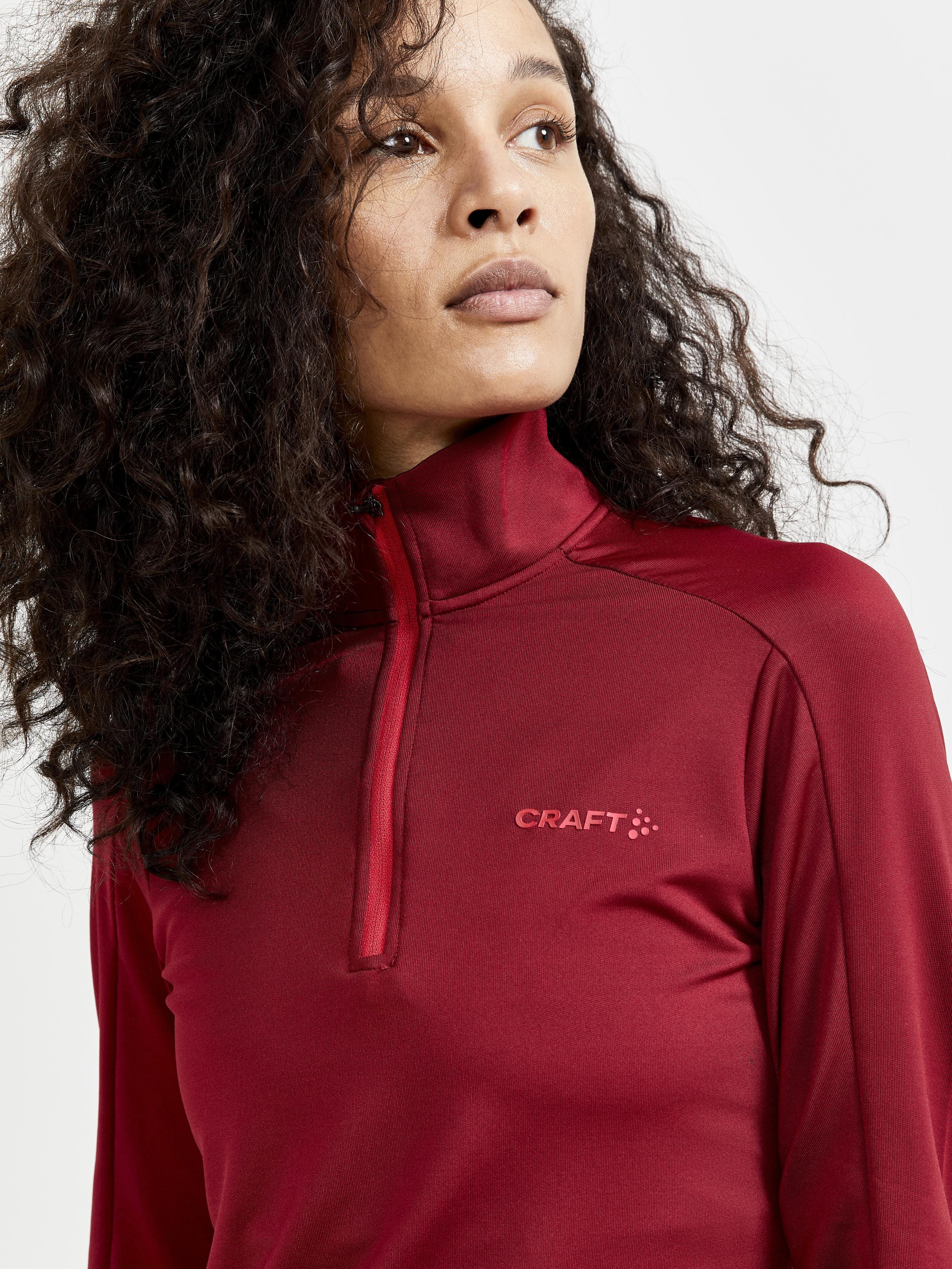 WOMEN'S CORE GAIN MIDLAYER  - RHUBARB - Image 3