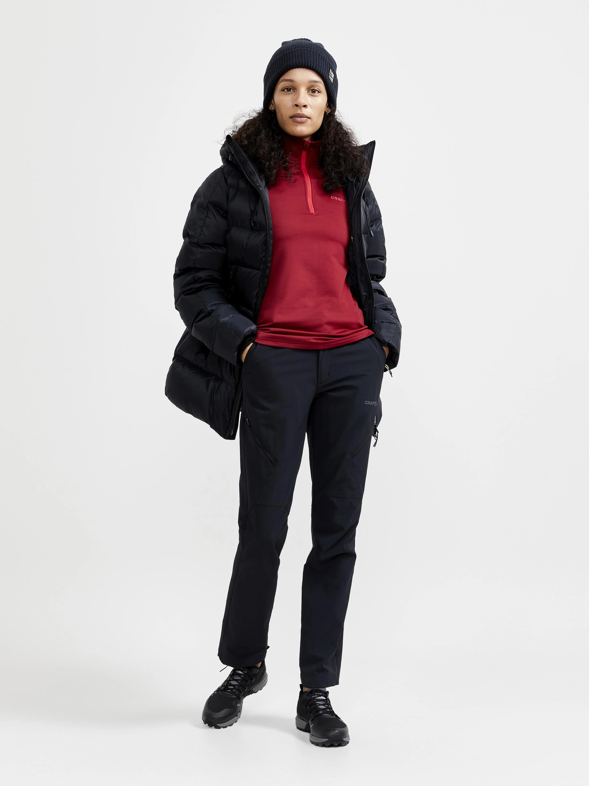 WOMEN'S CORE GAIN MIDLAYER  - RHUBARB - Image 4