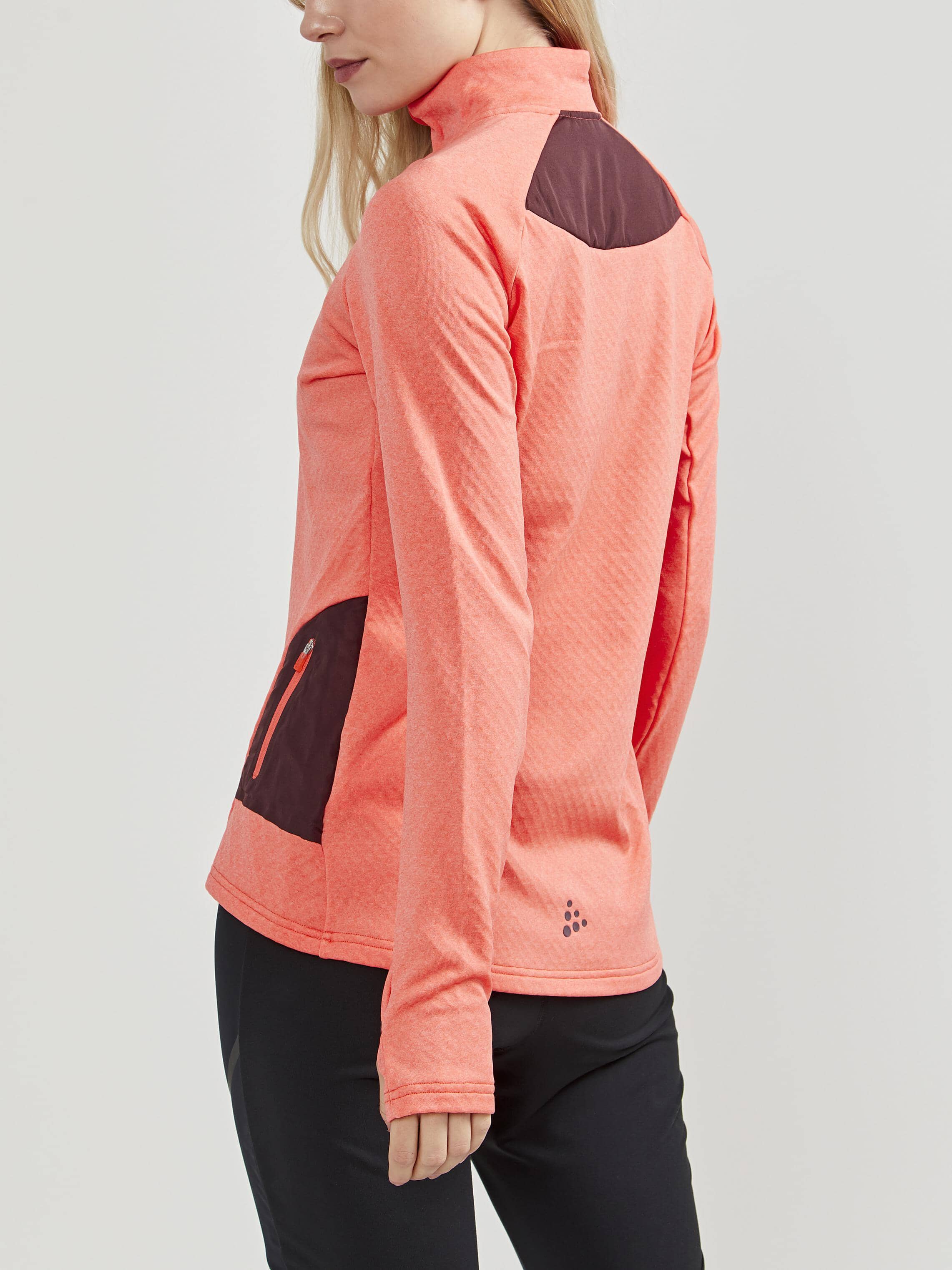 WOMEN'S CORE TRIM THERMAL MIDLAYER  - TRACE MELANGE - Image 2