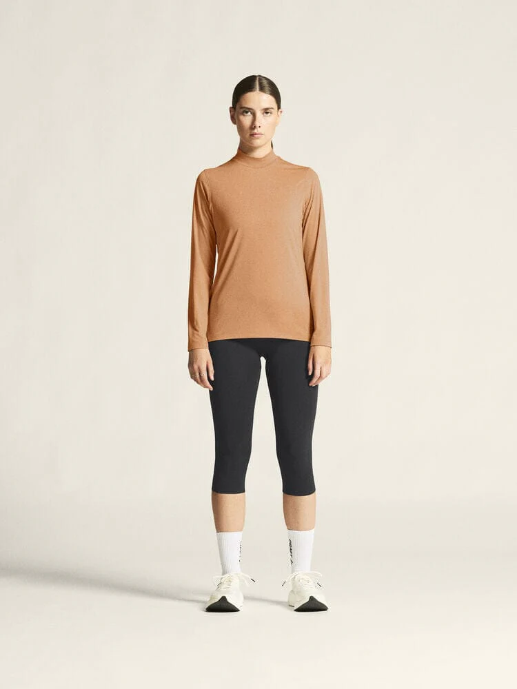 Women's Flow MS LS - Syrup/Melange