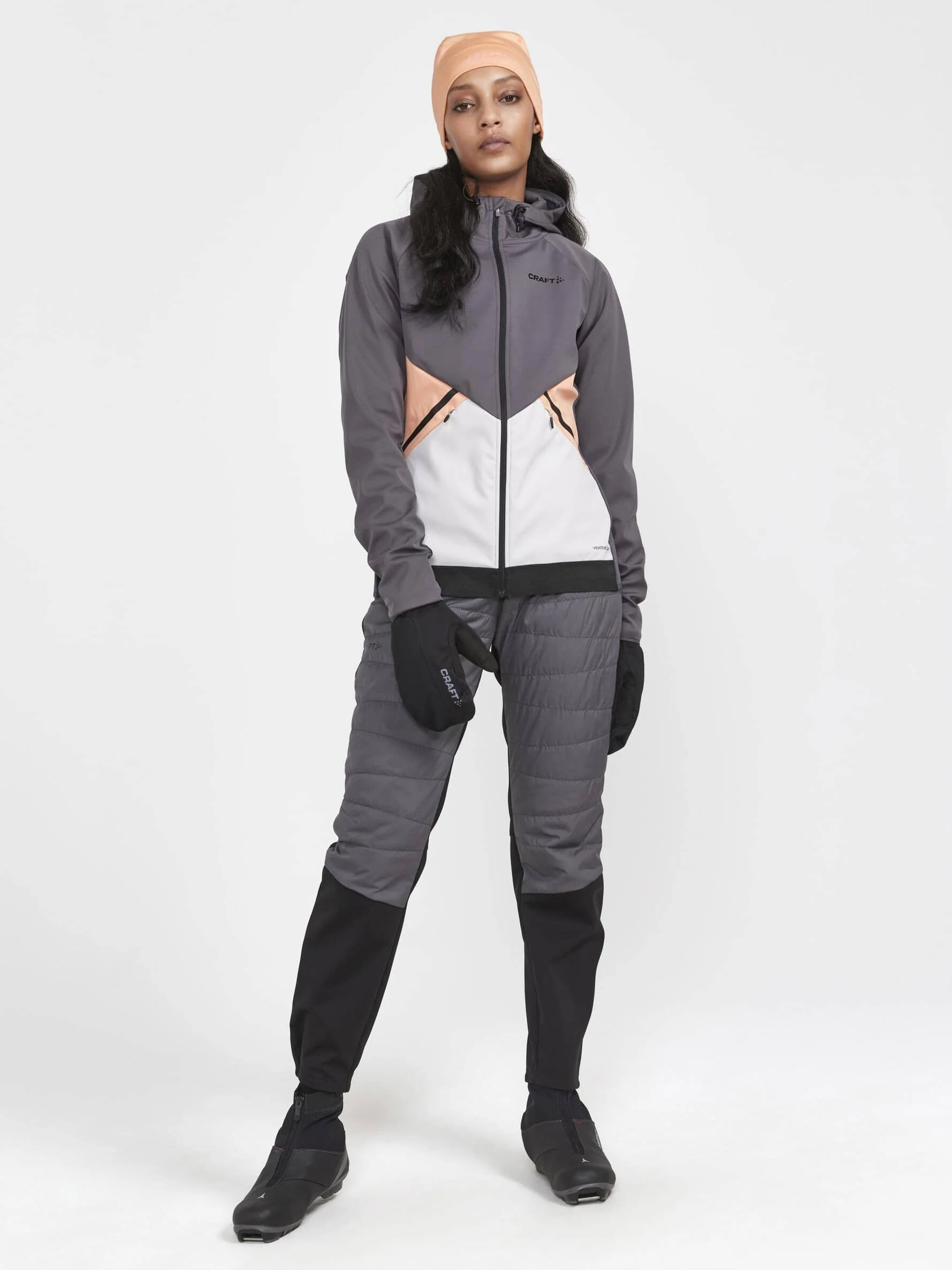 WOMEN'S GLIDE  HOOD JACKET - GRANITE/ASH - Image 5