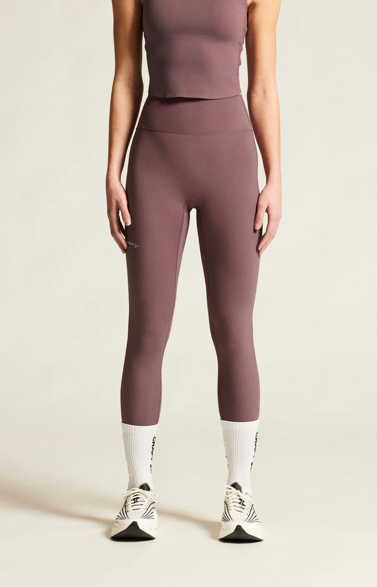 Women's Hypervent Running Tights - Flint - Image 2