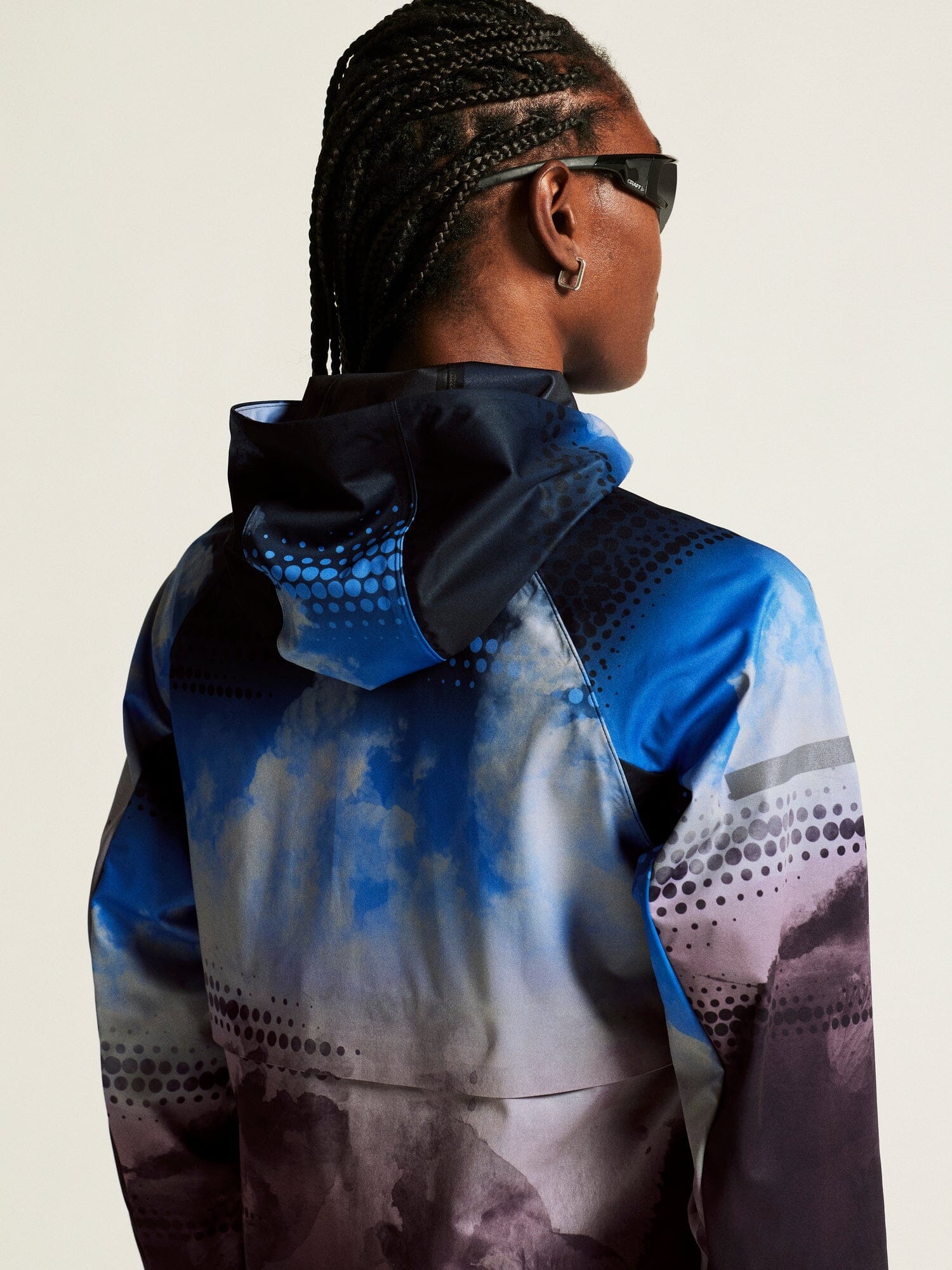 WOMEN'S PRO HYDRO JACKET 3 - DK PLUM/MULTI - Image 2