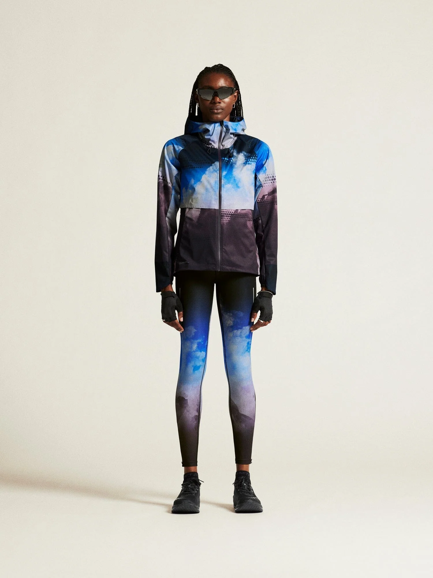 WOMEN'S PRO HYDRO JACKET 3 - DK PLUM/MULTI - Image 5