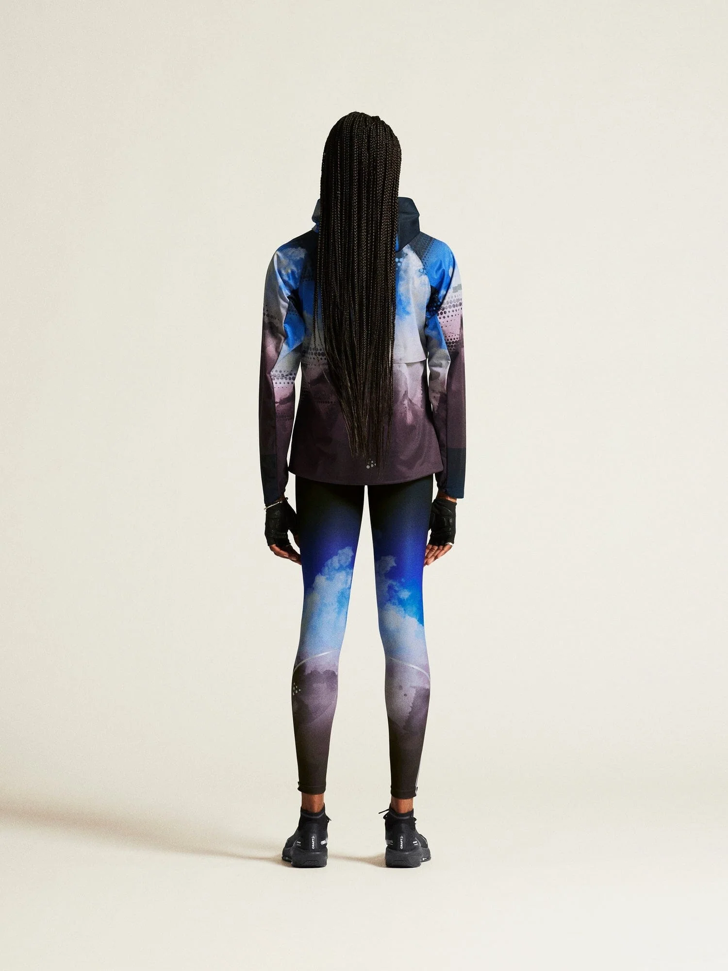 WOMEN'S PRO HYDRO JACKET 3 - DK PLUM/MULTI - Image 7
