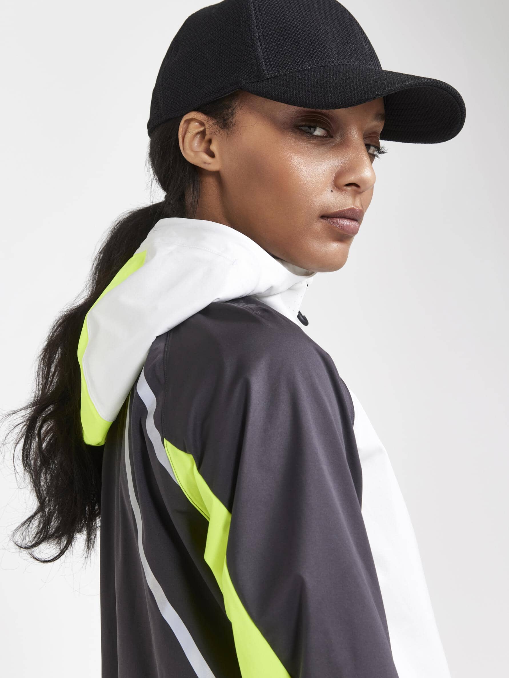 WOMEN'S PRO HYDRO LUMEN RUNNING JACKET 2 - ASH WHITE-SLATE - Image 3