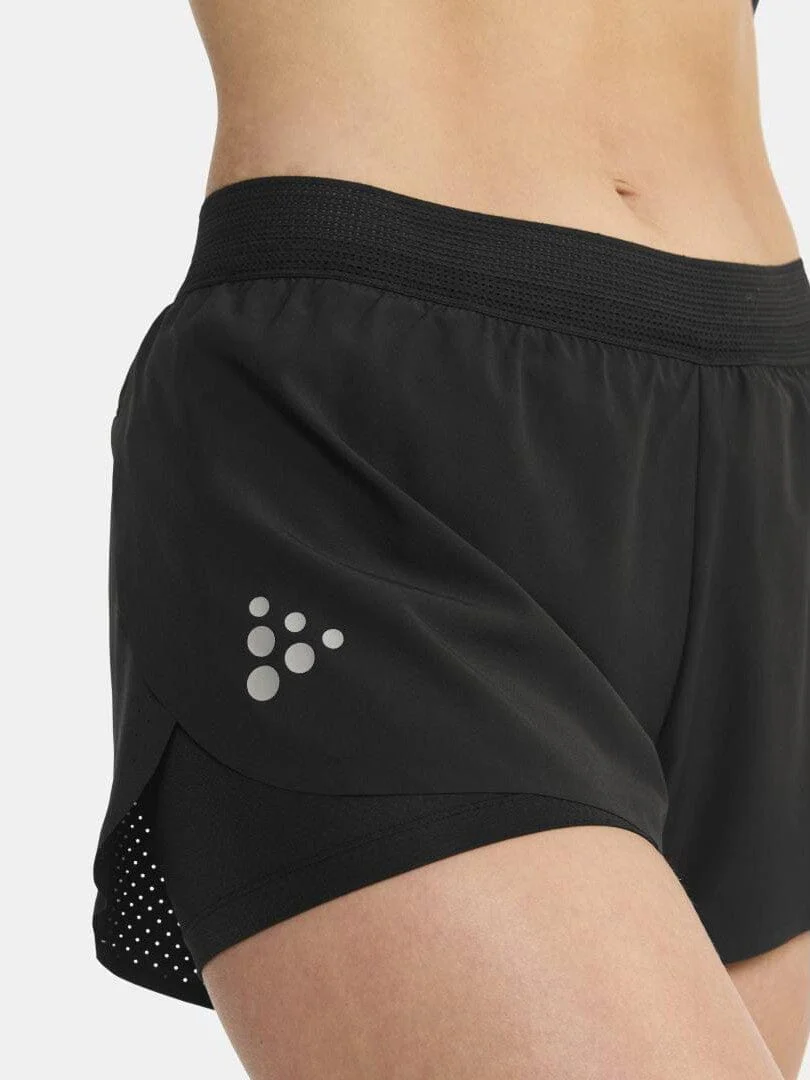 WOMEN'S PRO HYPERVENT RUNNING SPLIT SHORTS 2  - FUCHSIA - Image 19