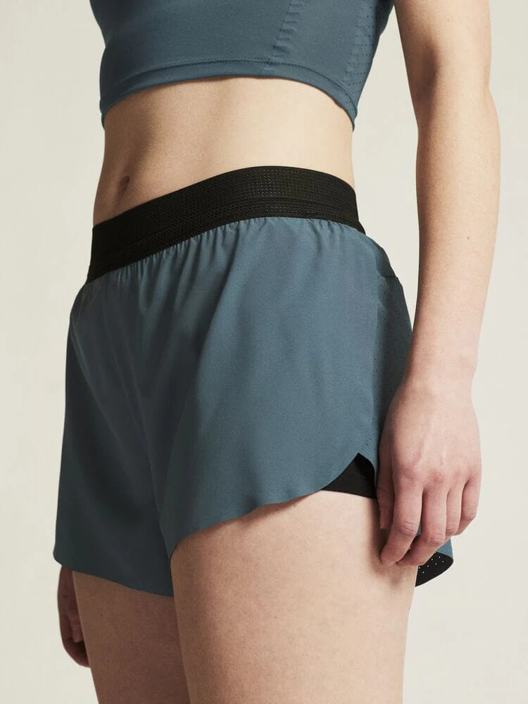WOMEN'S PRO HYPERVENT RUNNING SPLIT SHORTS 2  - FUCHSIA - Image 8