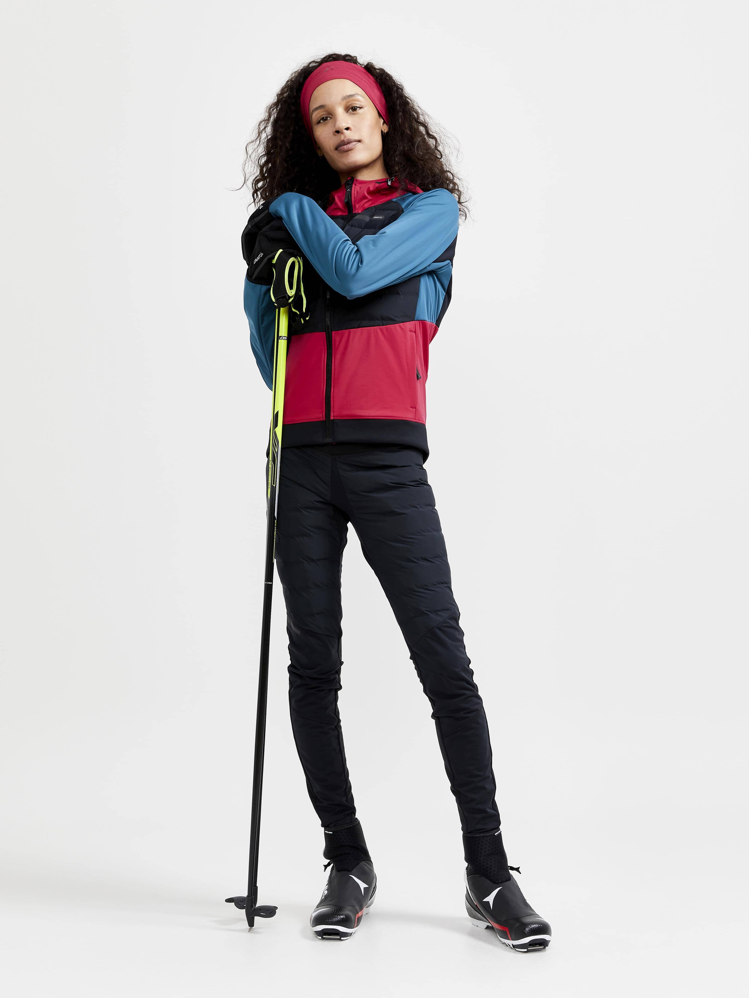 Women's Pursuit Thermal Xc Ski Jacket - BLACK/UNIVERSE - Image 6