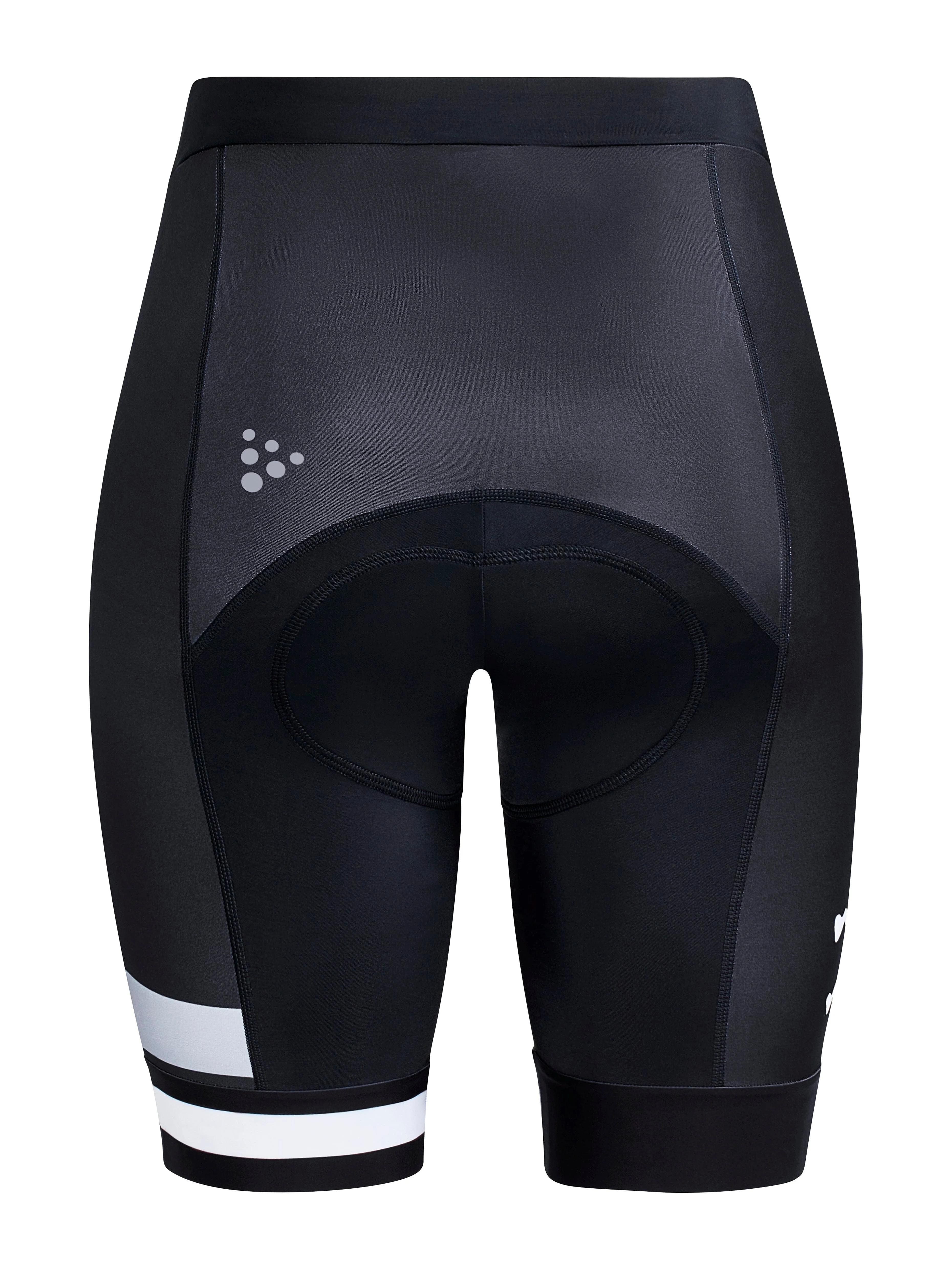 WOMEN'S RACE REBEL CYCLING SHORTS - Black - Image 4